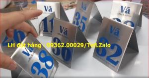 Thẻ số bàn mica order cho quán café , trà sữa