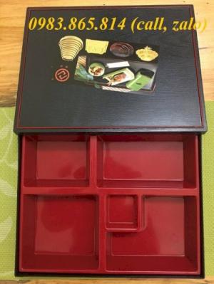 Hộp cơm bento cao cấp, hộp cơm nhật, hộp cơm văn phòng, đồ dùng nhà hàng nhật
