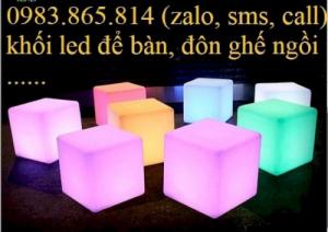 Bàn nhựa led, bàn vuông phát sáng, bàn led phát sáng, khối nhựa led phát sáng