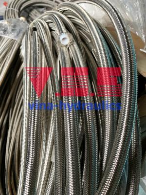 Ống Teflon bọc lưới inox - Ống nhựa chịu nhiệt PTFE bện inox