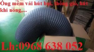 Ống gió vải bạt có lõi thép hút mùn cưa, hút mùi, dẫn khí nóng