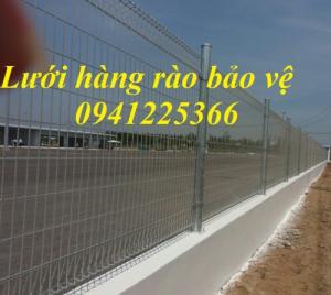 Hàng rào mạ kẽm lưới thép hàn, lưới thép hàng rào sơn tĩnh điện