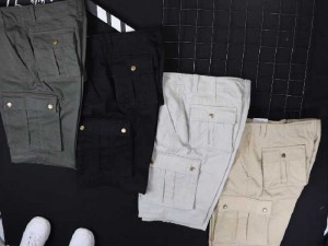 Quần short nam kaki túi hộp Pullbear