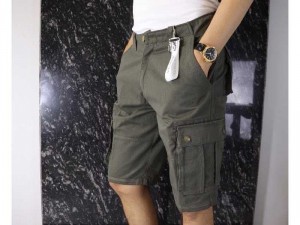 Quần short nam kaki túi hộp Pullbear