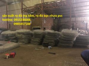 Rọ Đá mạ kẽm, rọ đá bọc nhựa khổ 2x1x1, 2x1x0,5 làm theo yêu cầu