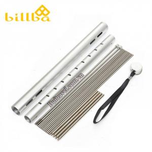 Vỉ nướng du lịch BBQ ống inox xếp gọn BB2413