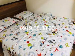 Chăn ga gối cotton lụa Hàn Quốc, may theo thiết kế, có bán lẻ ga gối