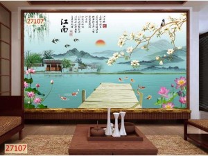 Tranh dán tường 3d mang đến ngôi nhà bạn thêm phần sang trọng quý phái