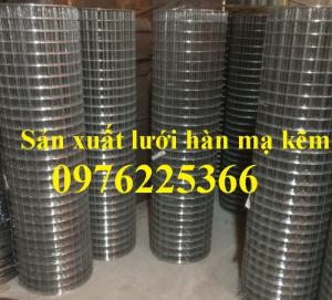 Lưới thép hàn mạ kẽm D3 a50x50, D4 a50x50, D2,5 a50x50, D2 a50x50