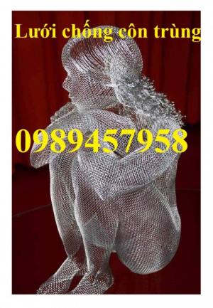 Lưới chống côn trùng, lưới chống muỗi Inox 304 khổ 1,5mx30m, 1,2m