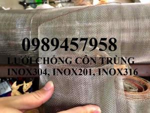 Lưới chống côn trùng - lưới chống muỗi inox lưới đan, lưới dệt 304 và 316