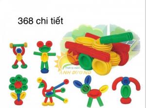 Các bộ lắp ghép nhiều chi tiết dành cho bé yêu vui chơi, phát triển trí tuệ