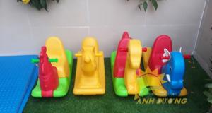 Đồ chơi bập bênh hình con thú đáng yêu cho trẻ em mầm non