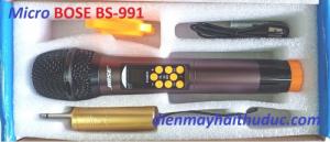 Micro Không Dây Bose BS-991 Sử dụng pin AA, đầu thu pin sạc 3.7V có tặng kèm theo ,