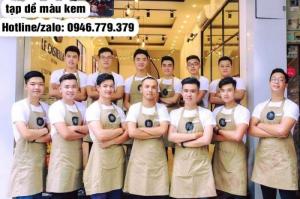 Tạp dề đồng phục, may tạp dề đồng phục giá rẻ uy tín tphcm