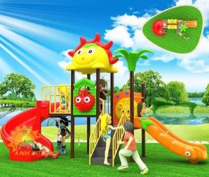 Các bộ liên hoàn cầu trượt ngoài trời cho trường mầm non, sân chơi, công viên