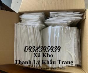 Khẩu trang vải kháng khuẩn thanh lý xả kho