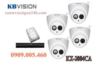 Trọn bộ 4 camera quan sát có ghi âm KBVISION