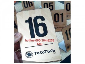 Bảng số để bàn 10k giao hàng toàn quốc