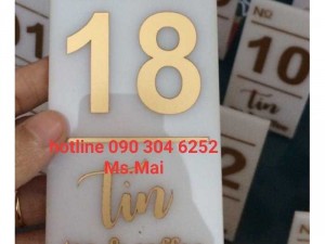 Bảng số để bàn 10k giao hàng toàn quốc