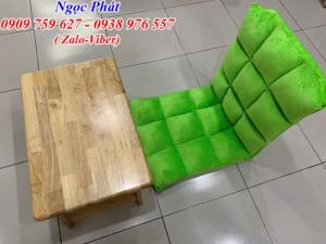 Ghế ngồi bệt. Ghế tựa lưng tatami. Ghế bệt kiểu Nhật.
