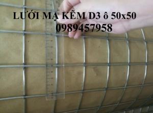 Lưới thép làm giàn lan phi 3 ô 50x50 và phi 4 ô 50x50 có sẵn