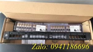 Patch Panel CAT6A chống nhiễu 24 port, UTP, 1U Part number 760162800 AMP Comm