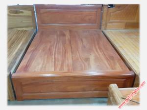 Giường giá rẻ gỗ hương đá dát phản 1m8 x 2m