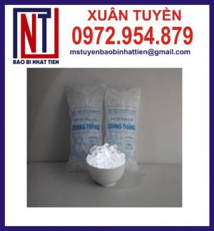 Bao PP trắng đựng 18kg đến 25kg nước đá