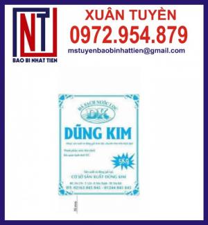 Bao PP trắng đựng 18kg đến 25kg nước đá