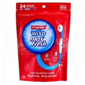 Set Bàn chải và kem đánh răng Colgate Max Fresh Wisp Disposable Mini (Mỹ): 230k/set 24 cây, date t12/21
- Những bàn chải mini này rất dễ mang theo bên mình trong các chuyến đi và được thiết kế để sử dụng một lần duy nhất.
- Mỗi bàn chải có chứa 1 túi chất lỏng giải phóng chất bạc hà làm sạch răng của bạn mà không cần dùng đến nước.
- Phần mũi nhọn mềm ở cuối bàn chải được sử dụng như đầu tăm sẽ giúp làm sạch kẽ răng của bạn.
- Có thể giữ chúng trong túi, ví, cặp xách, ngăn kéo bàn, túi thể thao và trong xe hơi... để sử dụng bất cứ lúc nào một cách tiện lợi.
- Những ai thường đi du lịch, phượt thì nên luôn mang bàn chải mini này theo bên mình.