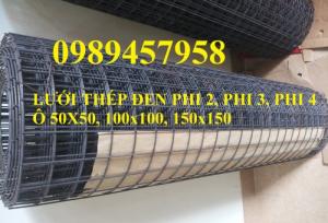 Lưới thép D3 ô 50x50 khổ 1m, 1,2m, 1,5 x 20m/cuộn có sẵn