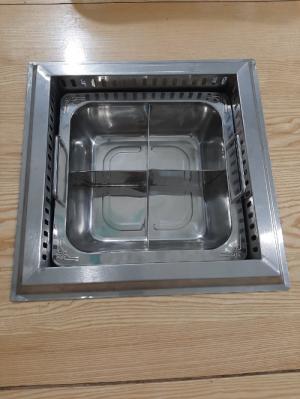 Mẫu nồi lẩu 4 ngăn inox giá rẻ bán chạy nhất tại Hà Nội