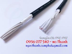 Cáp điều khiển Sangjin 10 x 0.5 mm2 CU/PVC/PVC