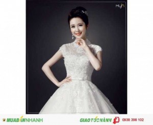 Áo cưới công chúa ren kín đáo - M304 - Cattien Bridal Dress