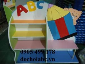 CHUYÊN PHÂN PHỐI KỆ GỖ KỆ TRANG TRÍ MẦM NON GIA RẺ TẠI HUẾ