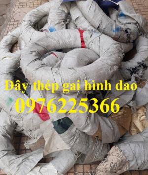 Đại lý phân phối dây thép gai hình dao, nhận ship hàng toàn quốc