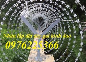 Đại lý phân phối dây thép gai hình dao, nhận ship hàng toàn quốc