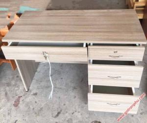 Bàn văn phòng làm việc gỗ melamine hiện đại