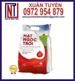 Cung cấp bao bì đựng gạo 5kg, 10kg ghép màng