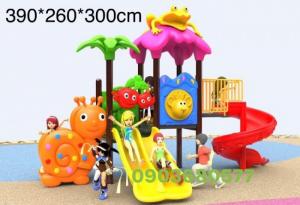 Bộ liên hoàn cầu trượt cho trường mầm non, khu vui chơi, công viên (sẵn hàng)