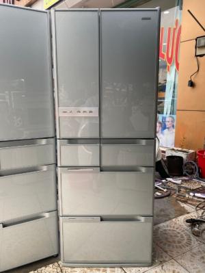 Tủ lạnh HITACHI R-Y5400 543L mặt gương , hút chân không, cửa trợ lực