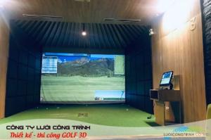 Chuyên thi công phòng Golf 3D chuẩn Hàn Quốc