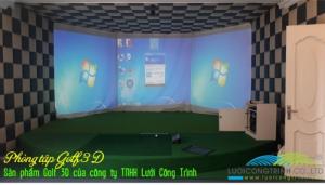 Chuyên thi công phòng Golf 3D chuẩn Hàn Quốc