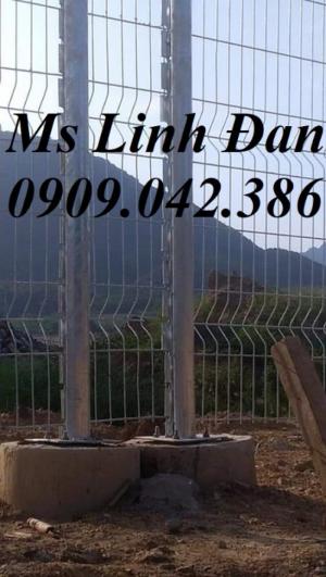 HÀNG RÀO CỘT TRÁI ĐÀO MẠ KẼM
