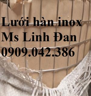 Lưới hàn inox, lưới hàn inox ô vuông, chuyên cung cấp lưới hàn inox, lưới hàn