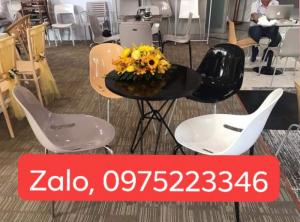 Ghế nhựa đúc cao cấp cứng cáp có nhiều màu