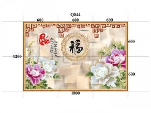 Tranh gạch men cao cấp cho phòng khách