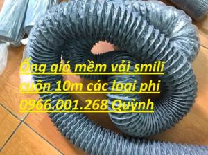 Ống gió mềm vải simili chịu nhiệt D40,D50,D60,D75,D100 D115 giá tốt nhất