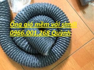 Ống gió mềm vải simili chịu nhiệt D40,D50,D60,D75,D100 D115 giá tốt nhất